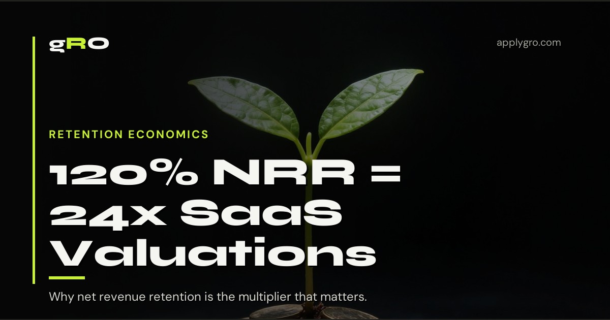 How 120% NRR SaaS Gets 24x Valuations